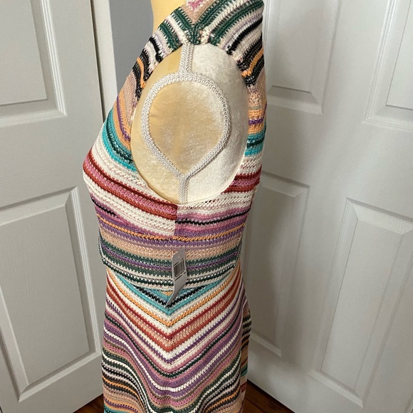 NWT - Multi color striped dress by DM Collection. - Picture 6 of 6